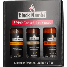 Load image into Gallery viewer, Black Mamba<br/>Chilli Sauce Gift Set - Mild