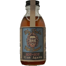 Load image into Gallery viewer, Big Jim's Hot Hot Blue Agave Hot Sauce