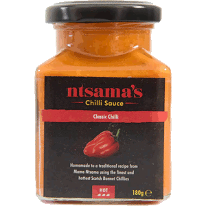 Ntsama's<br/>Classic Chilli Sauce<br/>&#127798;&#127798;&#127798;&#127798;