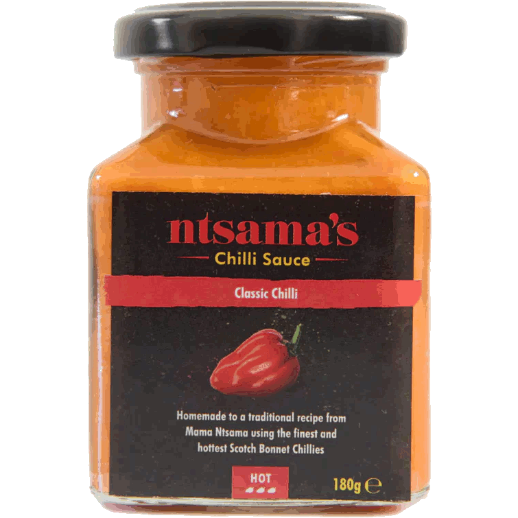 Ntsama's<br/>Classic Chilli Sauce<br/>🌶🌶🌶🌶