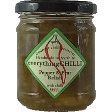 Load image into Gallery viewer, Jar of Pepper & Pear Chilli Relish