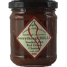 Load image into Gallery viewer, Jar of Smokin' Hot Red Onion Chilli Chutney