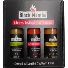 Load image into Gallery viewer, Black Mamba<br/>Chilli Sauce Gift Set - Hot
