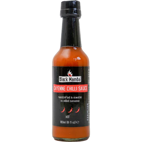 Black Mamba<br/>Cayenne Chilli Sauce<br/>🌶🌶🌶🌶