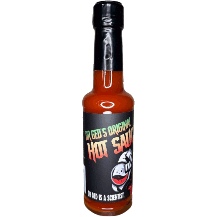 Dr Ged's<br/>Original Hot Sauce<br/>🌶🌶🌶🌶