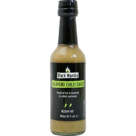 Black Mamba<br/>Jalapeno Chilli Sauce<br/>🌶🌶🌶