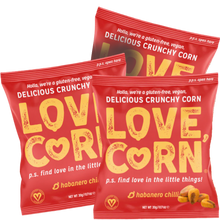 Load image into Gallery viewer, Three packets of corn snacks
