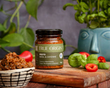 Load image into Gallery viewer, True Origin/Black Mamba | Basil &amp; Cayenne Pesto
