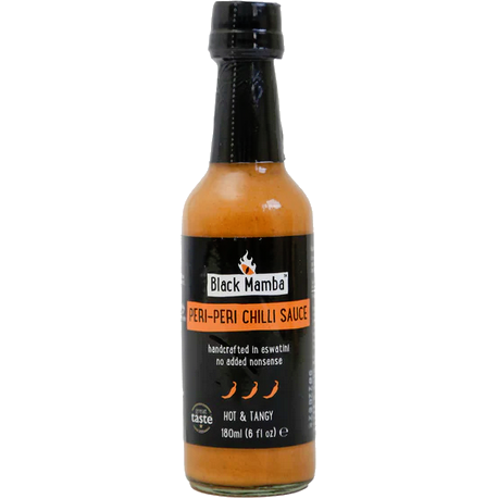 Black Mamba<br/>Peri Peri Chilli Sauce<br/>🌶🌶🌶🌶