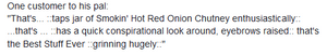 Smokin' Hot Red Onion Chutney<br/>&#127798;&#127798;&#127798;&#127798;&#127798;