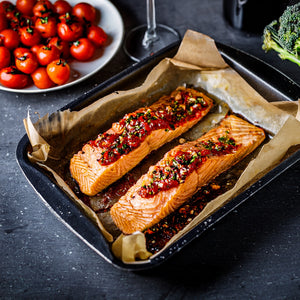 Salmon Steaks With Original Chilli