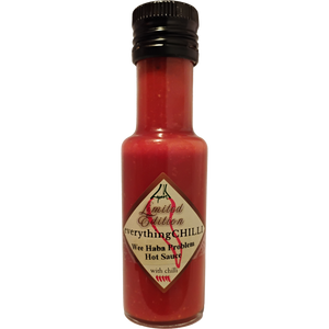 Wee Haba Problem hot sauce bottle